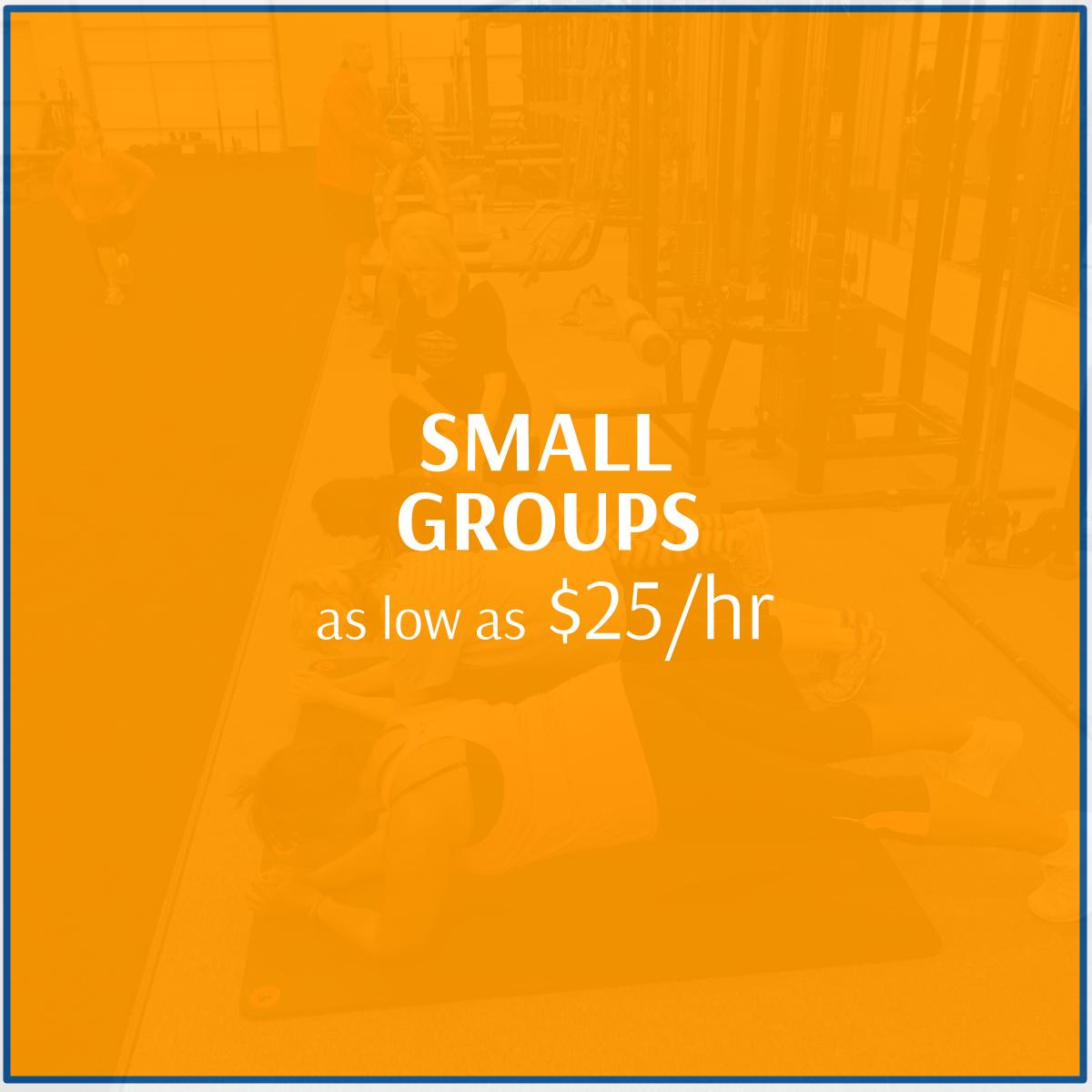 small group fitness training